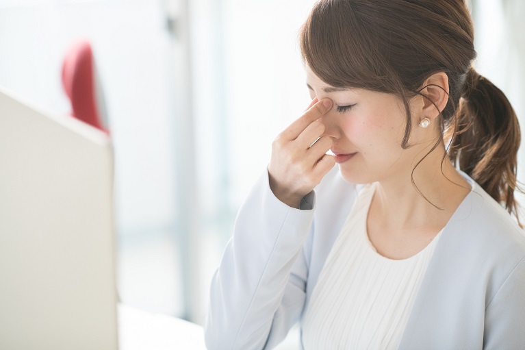 急激な目がかすむようになる場合